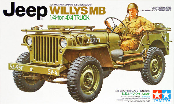 Tamiya 35219 1/35 U.S. Willys Jeep 1/4 Ton