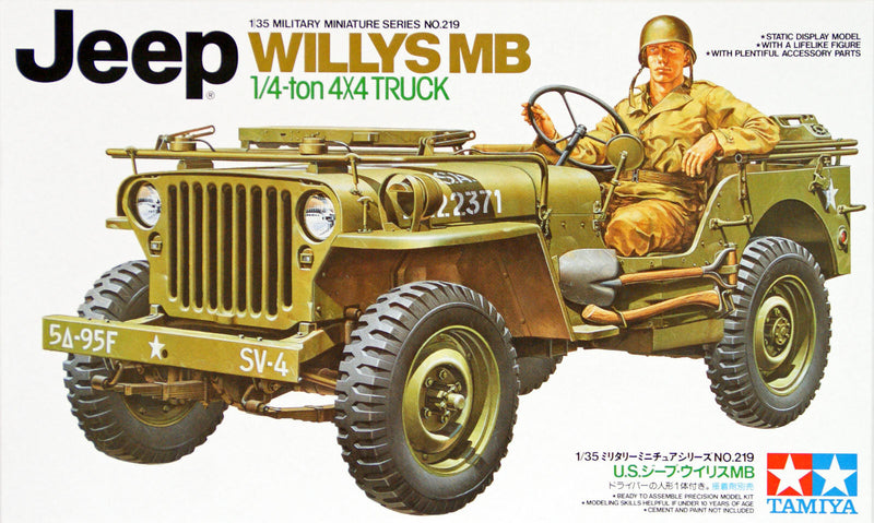 Tamiya 35219 1/35 U.S. Willys Jeep 1/4 Ton