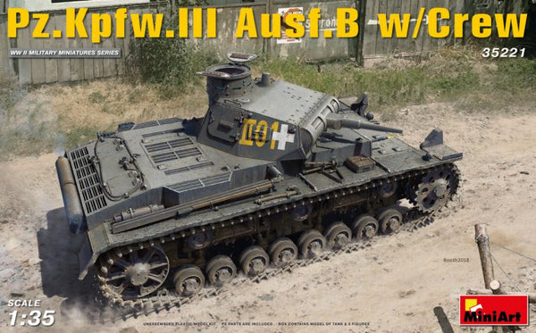 MiniArt 35221 1/35 Pz.Kpfw.3 Ausf.B w/Crew