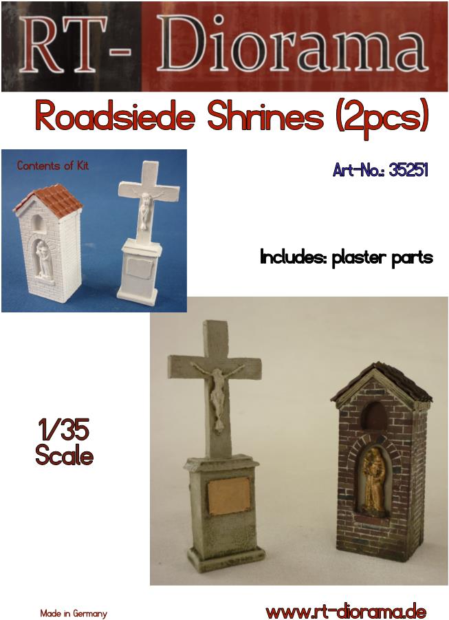 RT DIORAMA 35251 1/35 Roadside Shrines (Upgraded Ceramic Version)