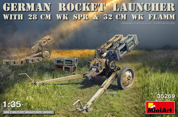 MiniArt 35269 1/35 German Rocket Launcher with 28cm WK Spr & 32cm WK