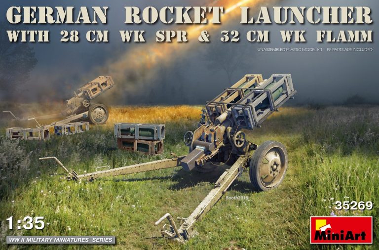 1/35 MiniArt 35269 German Rocket Launcher with 28cm WK Spr & 32cm WK