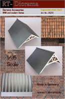 RT DIORAMA 35272 1/35  Trapezoidal sheet roofing - Black