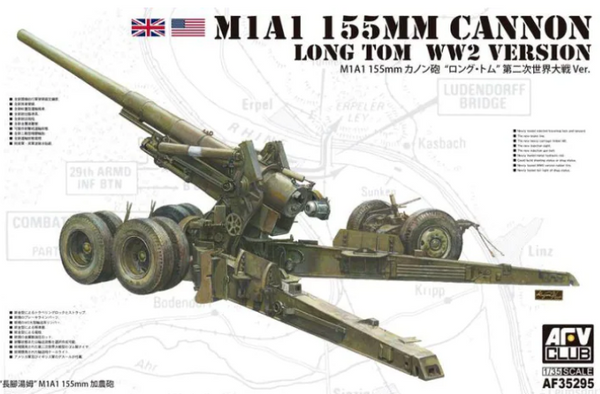 AFV Club 35295 1/35 M1A1 155mm Cannon Long Tom WWII Version