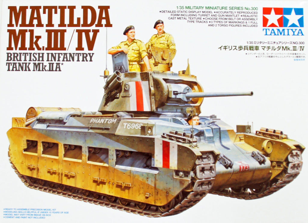 Tamiya 1:35 Matilda Mk.III / Mk.IV - BRITISH INFANTRY TANK - Tamiya 1 Tamiya 1:35 Matilda Mk.III / Mk.IV - BRITISH INFANTRY TANK - Tamiya 1