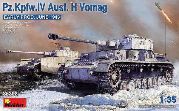 MiniArt 35302 1/35 Pz.Kpfw.IV Ausf.H Vomag- Early Production June 1943