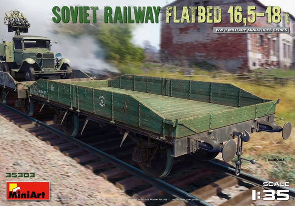 MiniArt 35303 1/35 WWII Soviet 16.5-18 Ton Railway Flatbed
