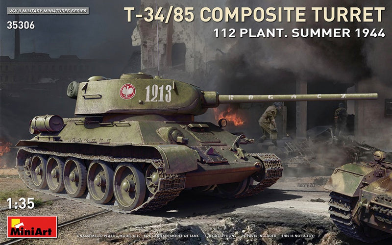 MiniArt 35306 1/35 T-34/85 Composite Turret 112 Plant Summer 1944