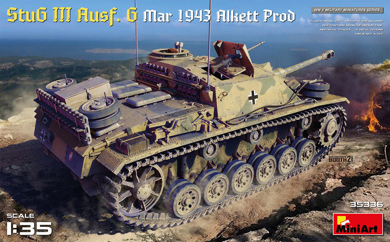 MiniArt 35336 1/35 StuG III Ausf. G March 1943 Alkett Prod