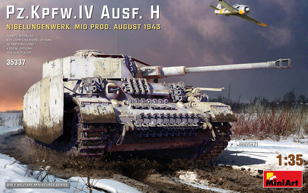 MiniArt 35337 1/35 Pz.Kpfw.IV Ausf. H NIBELUNGENWERK. MID PROD. AUGUST 1943