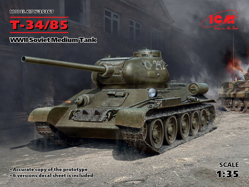 ICM 35367 1/35 T-34/85 medium Tank