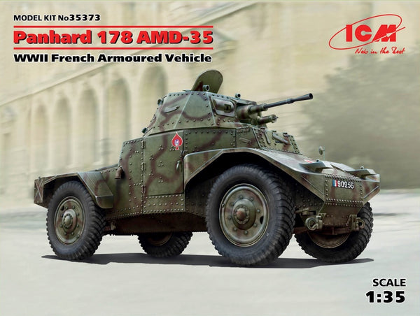 ICM 35373 1/35 Panhard 178 AMD-35, WWII French Armored Vehicle