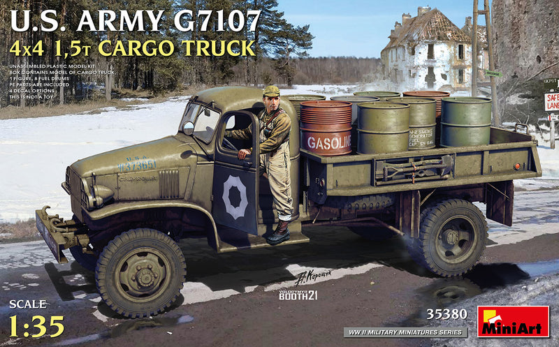 MiniArt 35380 1/35 U.S. Army G7107 4x4 1.5t Cargo Truck