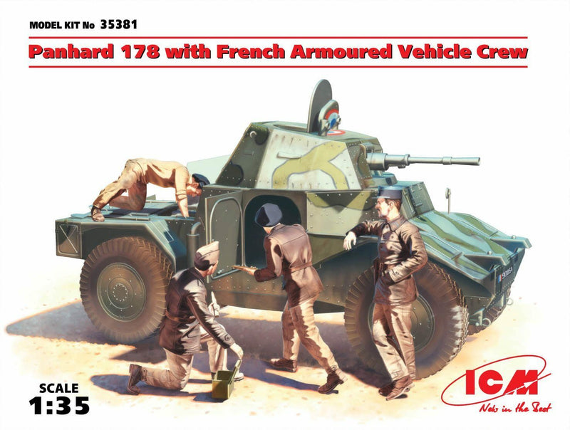 ICM 35381 1/35 Panhard 178 with French Armoured Vehicle Crew