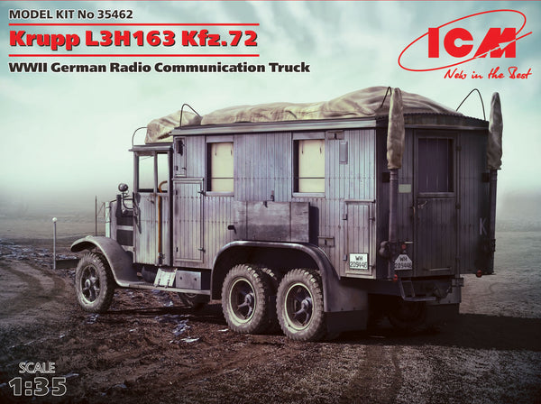 ICM 35462 1/35  Krupp L3H163 Kfz.72 Communication Truck