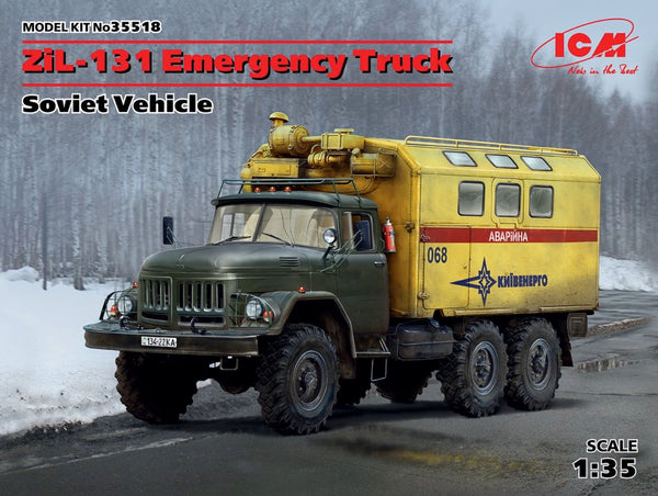 ICM 35518 ZiL-131 Emergency Truck Soviet Vehicle