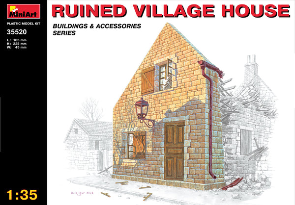 MiniArt 35520 1/35  Ruined Village House