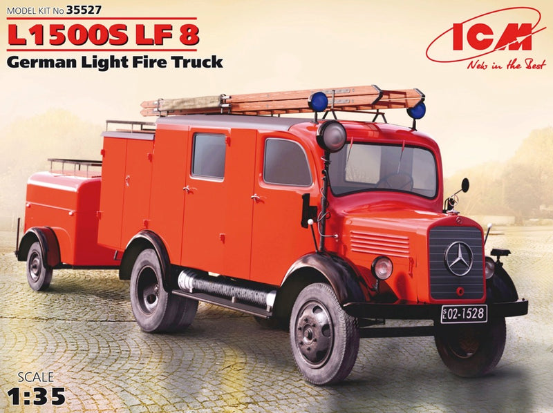 ICM 35527 1/35 L1500S LF8 German Light Fire Truck
