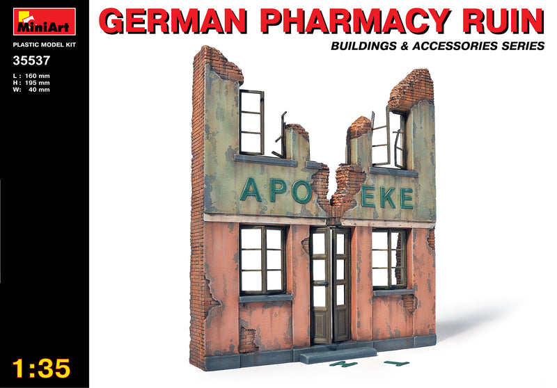 1/35 Miniart German Pharmacy Ruin