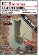RT DIORAMA 35568 1/35 Ventilation shaft 10x20mm