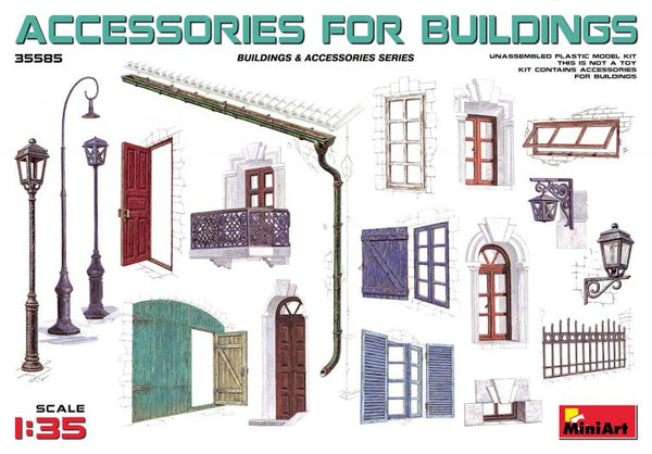MiniArt 35585 1/35 Accessories for Buildings