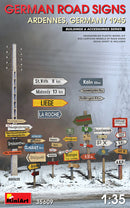 MiniArt 35609 1/35 German Road Signs WWII (Ardennes, Germany 1945)