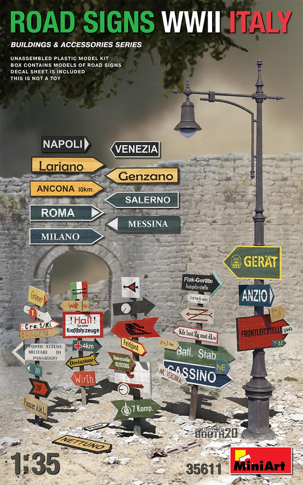 MiniArt 35611 1/35 Road Signs - WWII Italy