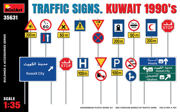 MiniArt 35631 1/35 Kuwait1990's Traffic Signs
