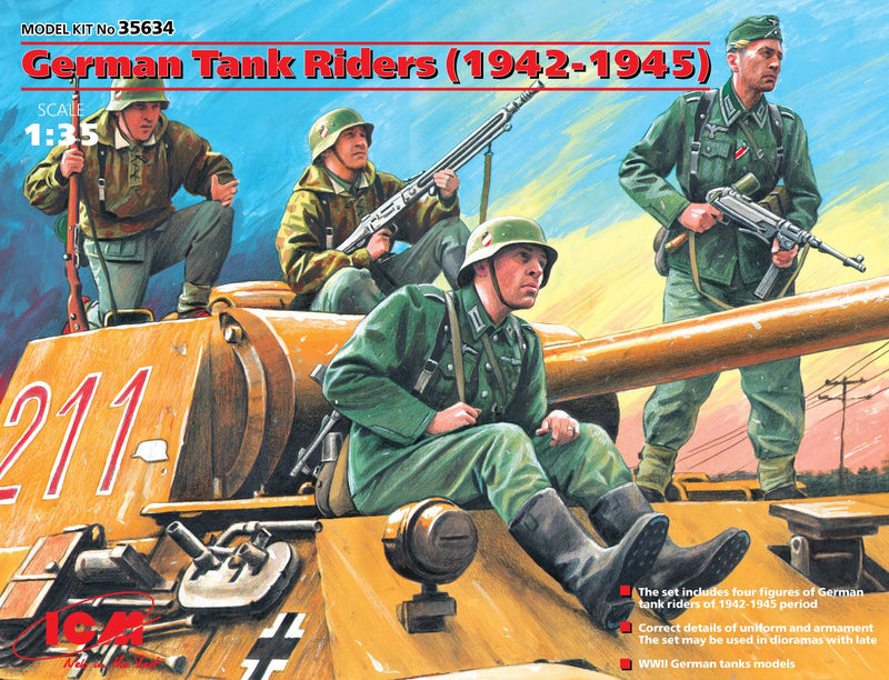 ICM 35634 1/35 German Tank Riders (1942-1945)
