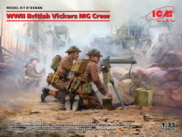 ICM 35646 1/35 WWII British Vickers MG Crew