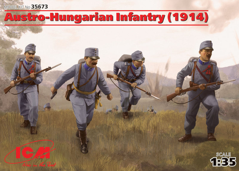 ICM 35673 1/35 Austro-Hungarian Infantry (1914)