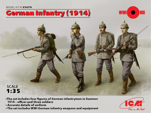 ICM 35679 1/35 German Infantry (1914)