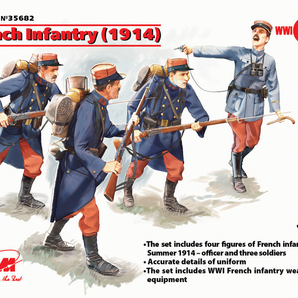 Figle French Infantry 1914 ICM 35682