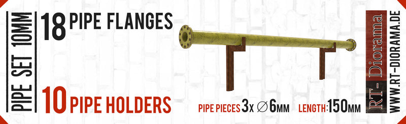 RT DIORAMA 35685 1/35 Pipe Set 6mm