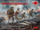 ICM 35703 1/35 British Infantry in Gas Masks (1917)