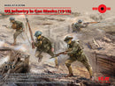 ICM 35704 1/35 US Infantry in Gas Masks (1918)