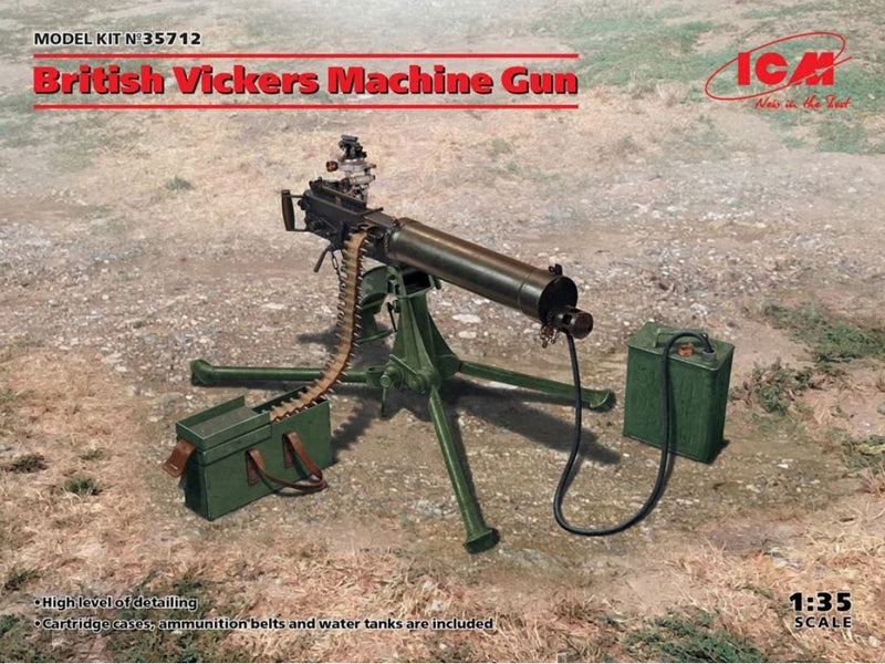 ICM 35712 1/35 British Vickers Machine Gun