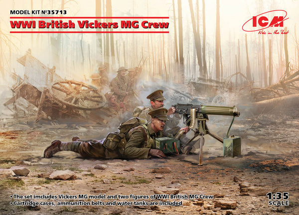 ICM 35713 1/35 WWI British Vickers MG Crew