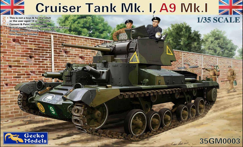 Gecko Models 35GM0003 1/35  Cruiser Tank Mk.I, A9 Mk.IA