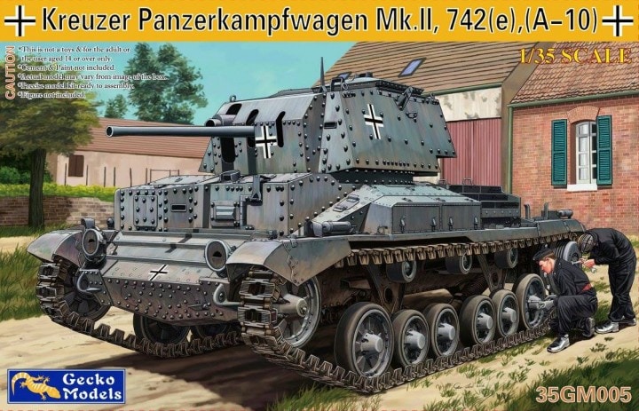Gecko Models 35GM0005 1/35 Kreuzer Panzerkampfwagen M.II  Sd Kfz 742(e) A10