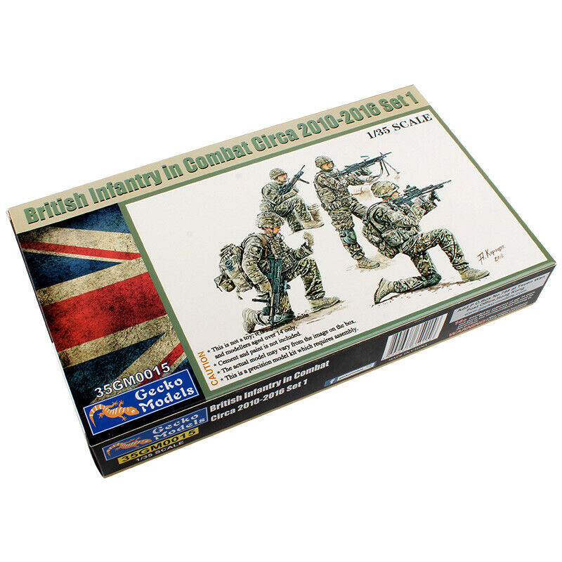 Gecko Models 35GM0015 1/35 British Infantry in Combat 2010-2012 (Set 1)