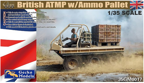 Gecko Models 35GM0017 1/35 British AMTP w/ Ammo Pallet
