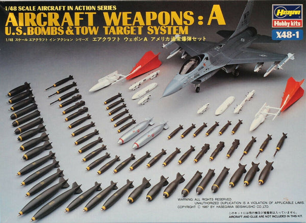 Hasegawa 36001 1/48 US Aircraft Weapons A