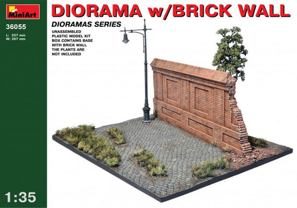 MiniArt 36055 1/35 Diorama with Brick Wall