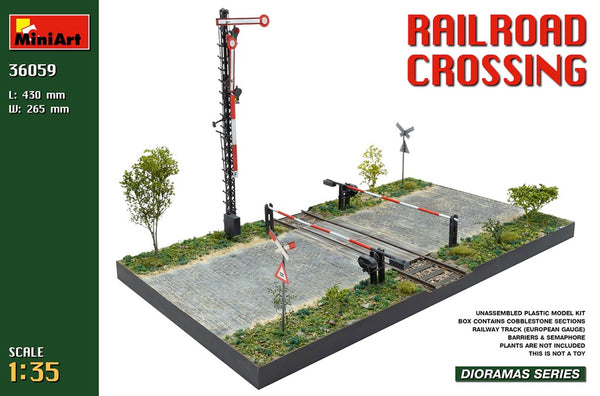 MiniArt 36059 1/35 Railroad Crossing