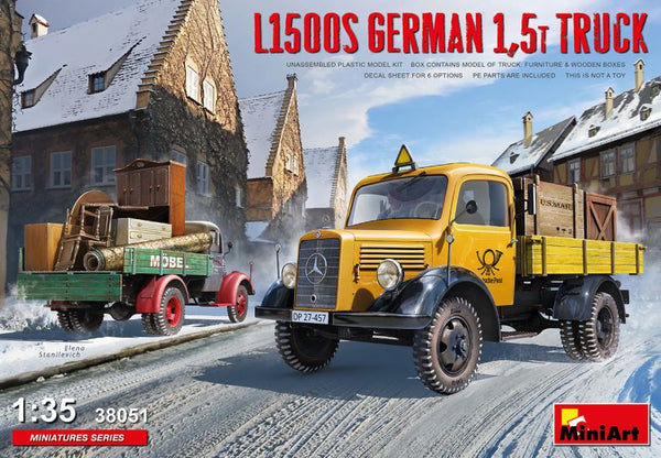 MiniArt 38051 1/35 L1500S German 1.5t Truck