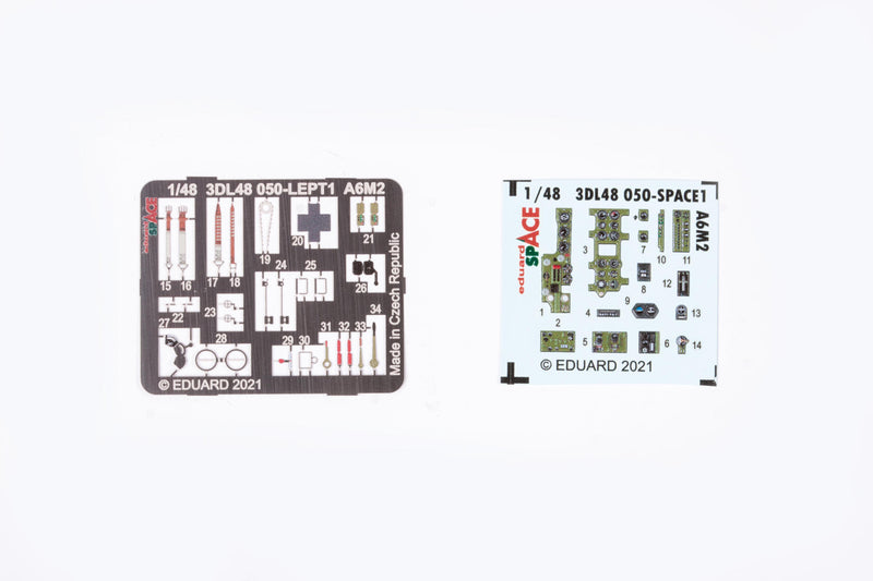 Eduard 3DL48050 1/48 Mitsubishi A6M2 Zero Space-3D Decals + Etched Parts