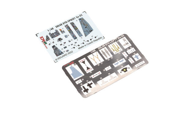 Eduard 3DL48070 1/48 Suchoi Su-25 Space 3D Decals + Etched Parts