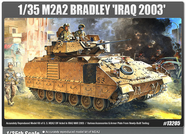 ACADEMY 13205 1/35 M2A2 Bradley OIF