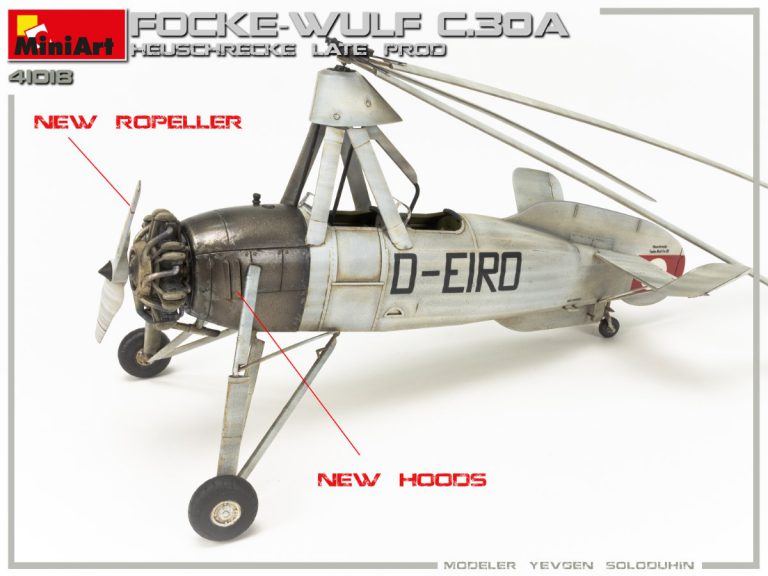 MiniArt 41018 1/35 Focke-Wulf FW C.30A Heuschrecke Late Production Aircraft